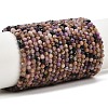 Natural Charoite Beads Strands G-P618-3mm-04-2