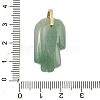 Natural Green Aventurine Carved Pendants GG-CBA5963-01J-NH-3
