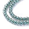 Electroplate Glass Beads Strands EGLA-K014-A-FR02-4