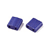 2-Hole Baking Paint Glass Seed Beads SEED-S023-17C-08-2