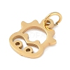 304 Stainless Steel Pendants STAS-L279-001G-02-2