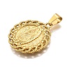 304 Stainless Steel Pendants STAS-B086-10D-G-2