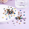 200Pcs 10 Colors Electroplate Glass Seed Beads SEED-CD0001-03A-5