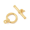 SHEGRACE Brass Toggle Clasps XGR0122G-136G-2
