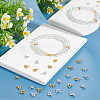 40Pcs 2 Colors Brass Spring Ring Clasps FIND-AB00027-5