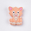 Food Grade Eco-Friendly Silicone Kitten Beads SIL-T052-02E-2