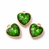 Faceted Glass Rhinestone Pendants GLAA-I051-B09-2