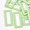 Spray Painted Acrylic Linking Ring ACRP-S675-03F-1