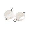 Natural Shell Disc Pendants X1-STAS-D378-31P-2