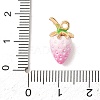 Alloy Enamel Pendants AL-CBA24A7-01G-04B-3