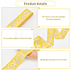 Ethnic Style Embroidery Polyester Ribbon OCOR-WH0047-92A-4