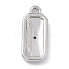 Brass Micro Pave Cubic Zirconia Charms LS-ZIRC-I054-12P-03-3