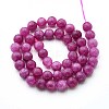Natural Quartz Beads Strands G-N355-8mm-43-2