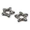 Star Shape Polymer Clay Rhinestone Beads CLAY-NH0001-06-3
