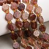 Natural Strawberry Quartz Beads Strands G-F833-B01-01-1