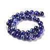 Natural Striped Agate/Banded Agate Beads Strands G-G582-12mm-64-3