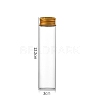 Clear Glass Bottles Bead Containers CON-WH0085-75H-02-1