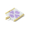 Handmade MIYUKI Japanese Seed Loom Pattern Seed Beads PALLOY-MZ00126-3