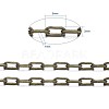 Brass Cable Chains CHC028Y-AB-6