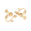 316 Surgical Stainless Steel Clip-on Earring Findings X-STAS-H240-45G-2