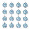 Platinum Plated Alloy Enamel Charms LS-ENAM-S118-04G-P-2