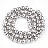 Baking Paint Pearlized Glass Pearl Bead Strands HY-N002-6mm-A03-3