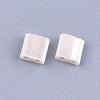 2-Hole Opaque Glass Seed Beads SEED-S023-07G-2