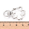 Alloy Swivel Snap Hook Clasps PALLOY-T090-79P-3