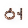 Tibetan Style Alloy Toggle Clasps X-RLF1407Y-NF-1
