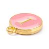 Golden Plated Alloy Enamel Charms ENAM-Q437-14I-2
