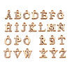Alloy Rhinestone Charms ALRI-T008-01G-11