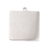 Non-Tarnish 304 Stainless Steel Pendants STAS-P299-08P-3