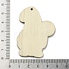 Wood Pendants WOOD-M012-01O-3