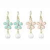 Alloy Enamel Dangle Earrings EJEW-JE06294-02-2