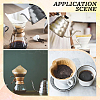 100Pcs Paper Coffee Filters FIND-CN0002-08-4
