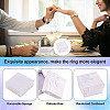 Square Paper Jewelry Ring Gift Boxes with Bowknot CON-TAC0010-80E-5