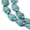 Synthetic Turquoise Beads Strands G-E456-35E-11x14mm-02-3