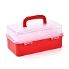 Rectangle Portable PP Plastic Storage Box CON-D007-01D-3