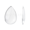Transparent Teardrop Glass Cabochons X-GGLA-R024-30x20-1