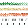 Transparent Painted Glass Beads Strands X1-DGLA-A034-T4mm-A04-3