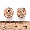 Polymer Clay Pave Rhinestone Beads RB-Q197-10mm-26-3
