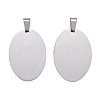 Tarnish Resistant 304 Stainless Steel Pendants LS-STAS-I140-18S-2