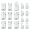 30Pcs Glass Empty Bottle Pendant Decoration CON-YW0001-78-2