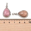 Natural Rhodochrosite Pendants G-L512-C08-3