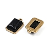 Natural Obsidian Pendants STAS-K291-04G-10-2
