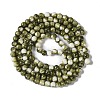 Baking Paint Glass Bead Strands GLAA-H031-01A-14-3