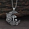 Flower & Mushroom Zinc Alloy Pendant Necklaces FS-WG17225-01-1