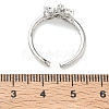 Brass Micro Pave Cubic Zirconia Cuff Open Rings RJEW-Z145-06P-5