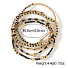 Gold Beaded Bracelet Set Summer 2025 Stylish and Versatile Five-Piece Jewelry Collection AJ2042-2-2