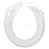 3MM Gradient Color Glass Seed Beaded Choker Necklaces for Women NJEW-JN05878-2